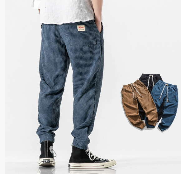 Jason | Corduroy Utility Cargos for Men