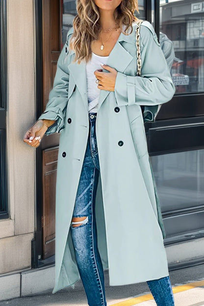 Rosemary | Women's Double-Breasted Trench Coat