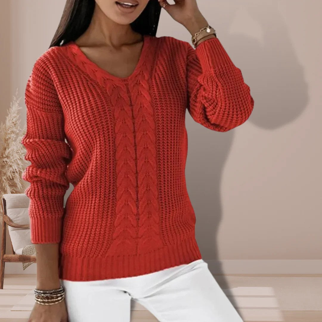 Dalia® | Knitted sweater with structure