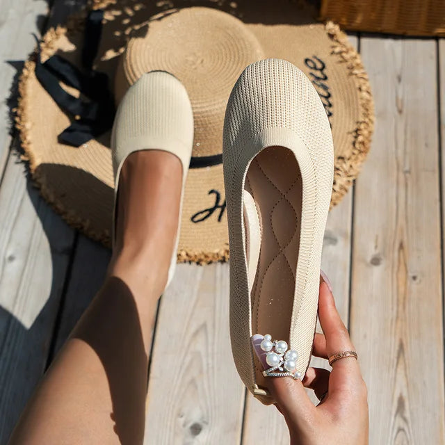 Clelia® | Knitted Ballet Shoes For Women
