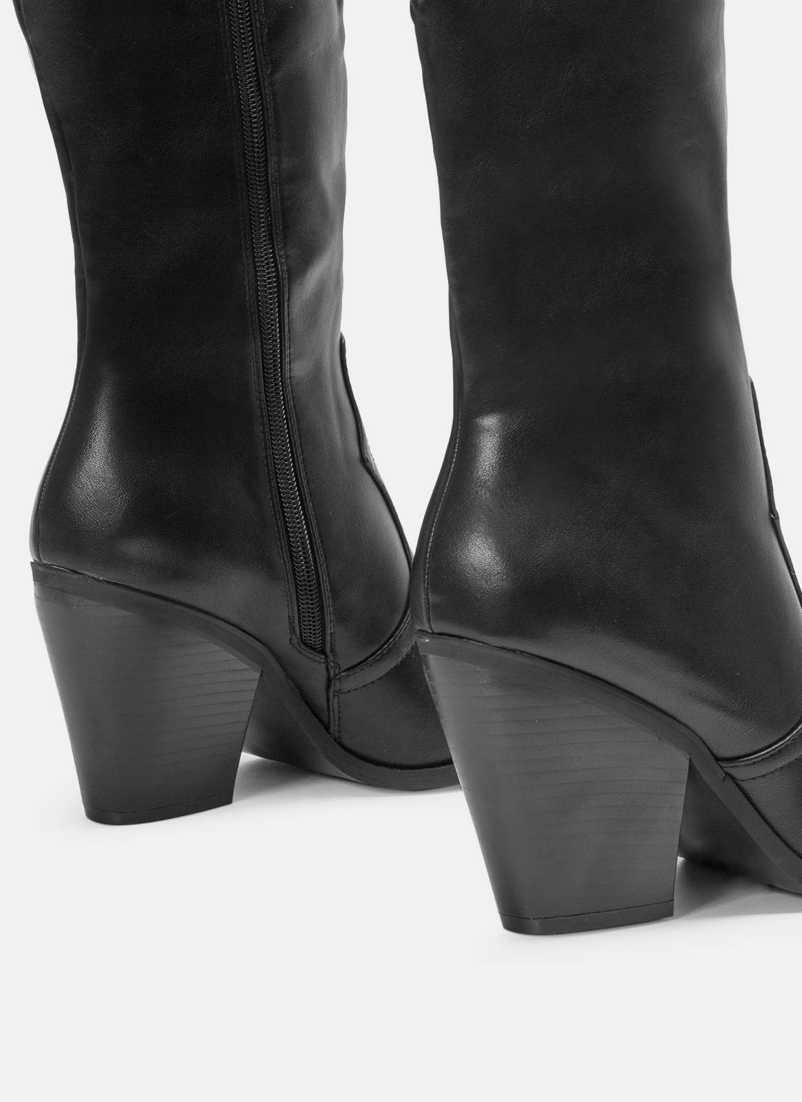 Brisa® | Elegant high black women's boots
