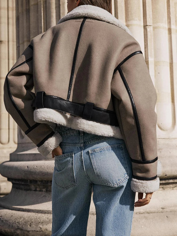 Basilisa | Faux short winter jacket