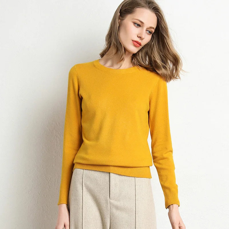 Claudine® | Pullover with a slit neckline