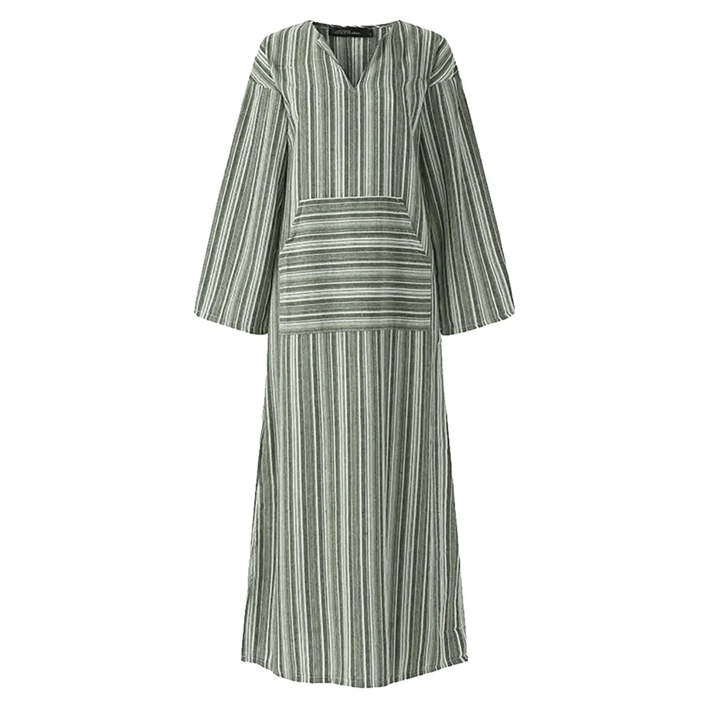 Dayana® | Long Striped Dress In Vintage Style