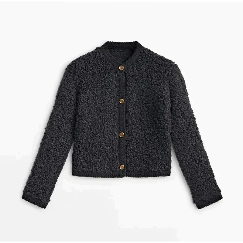 Brianna | Women's Button-Front Textured Cardigan Sweater