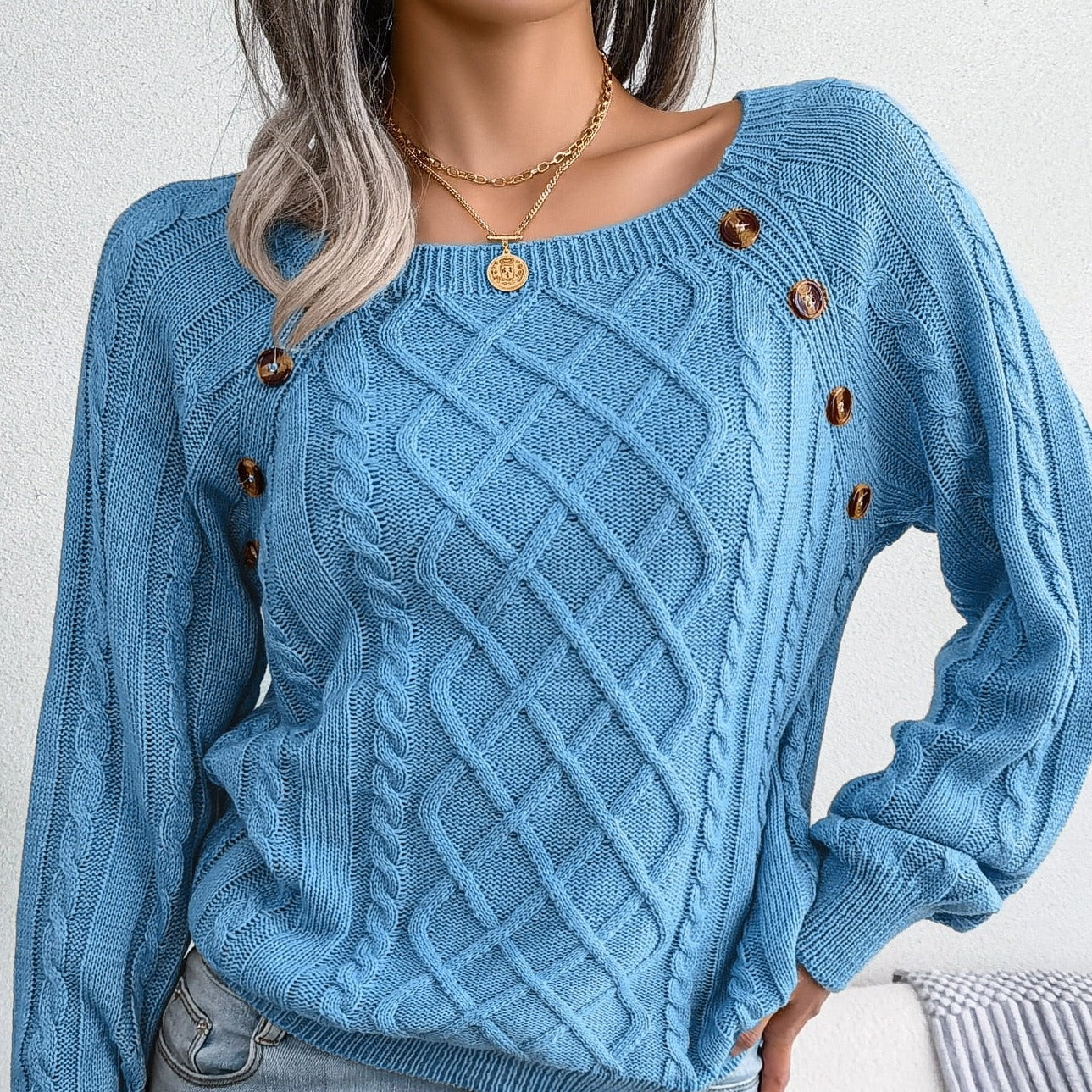 Ela® | Elegant knitted sweater for women