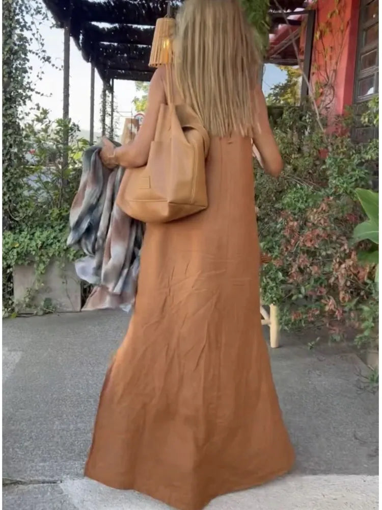 Melinda | Elegant Halter Dress for Summer Events