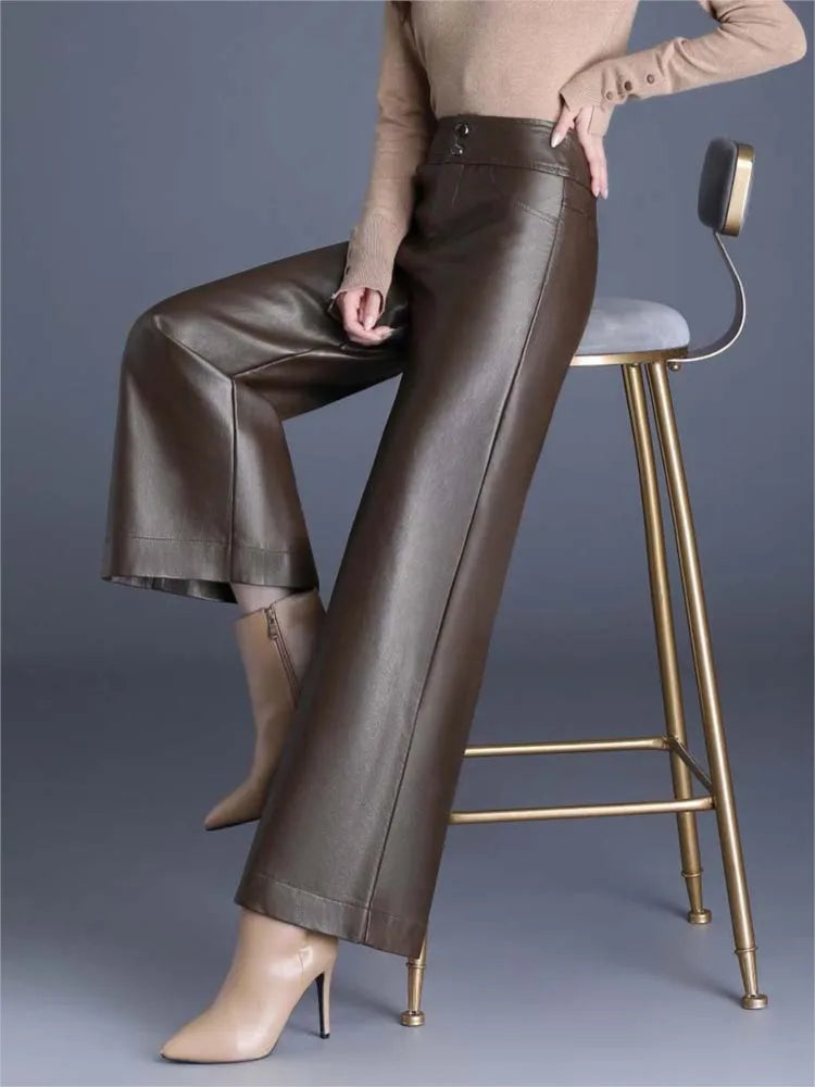 Damaris® | Casual women's trousers with wide legs