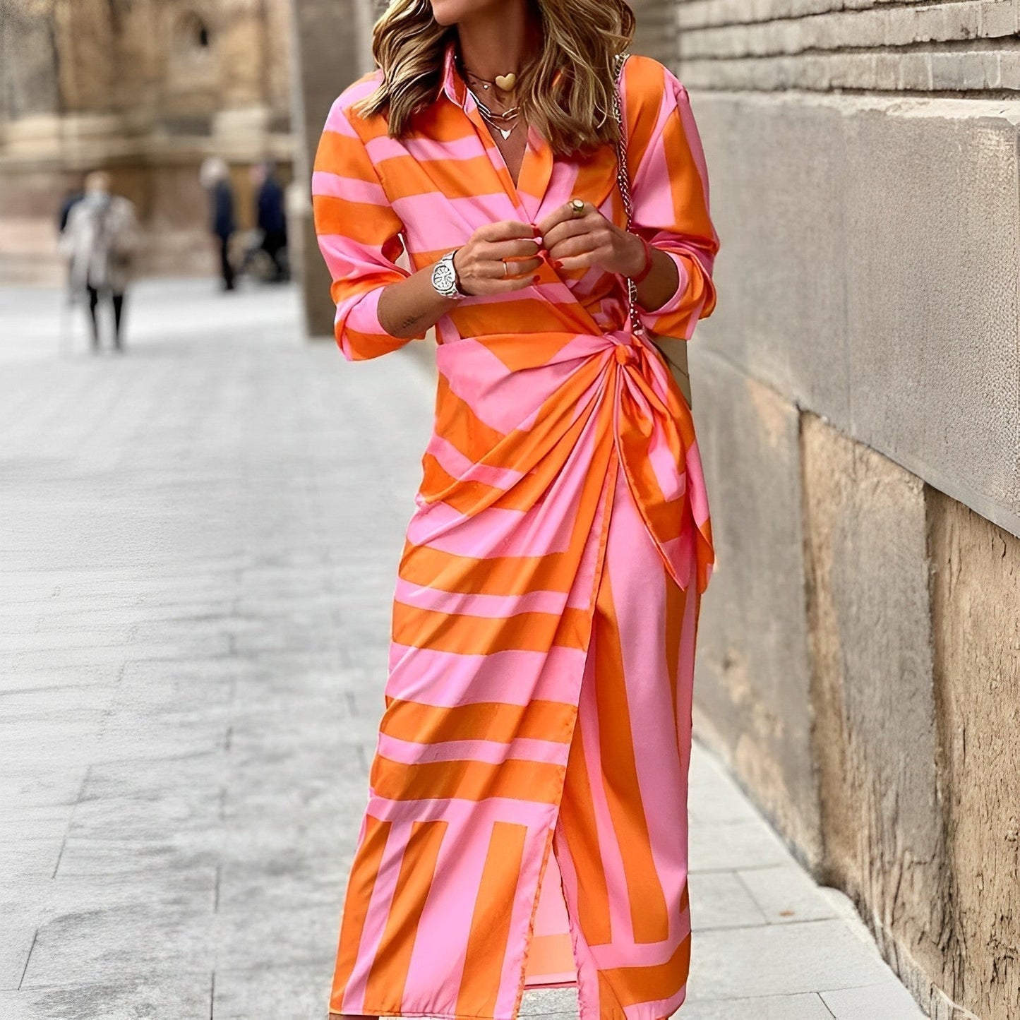 Antonella® | Fashionable Colorful Dress