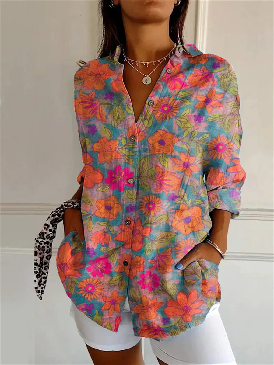 Brookton® | Casual Floral Pattern Blouse