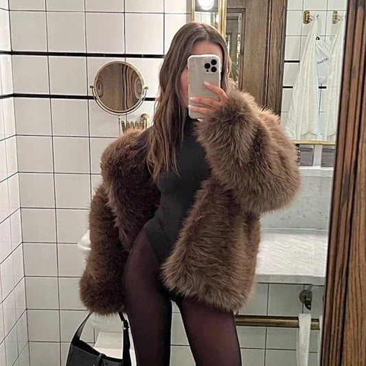 Cassandra® | Faux fur coat