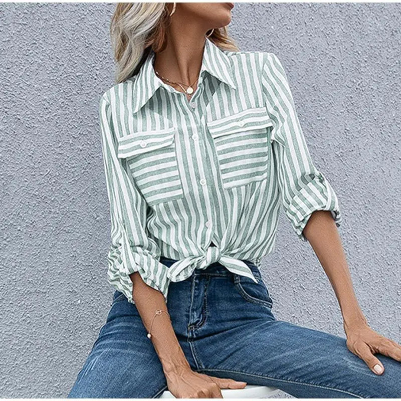 Jane | Striped Blouse for Women - Casual Chic
