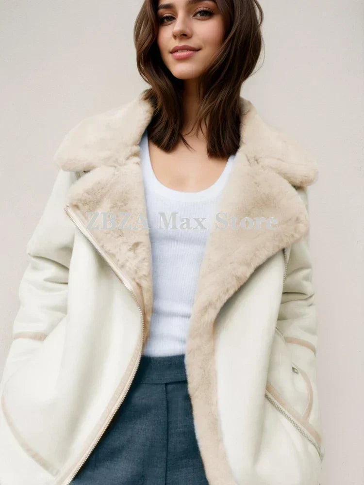 Diana® | Warm faux teddy jacket for women