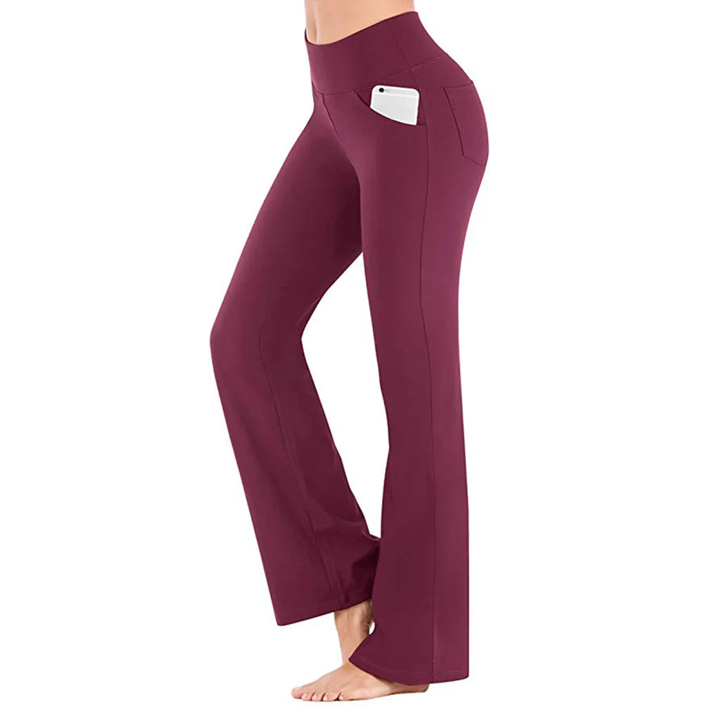 Dayana® | Stretchy Flared Pants High Waist