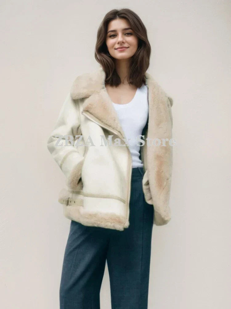 Diana® | Warm faux teddy jacket for women