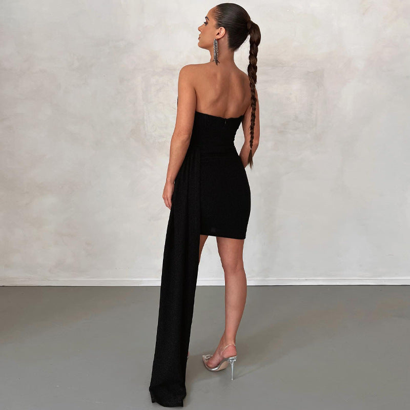 Ariadna® | Glittery strapless dress