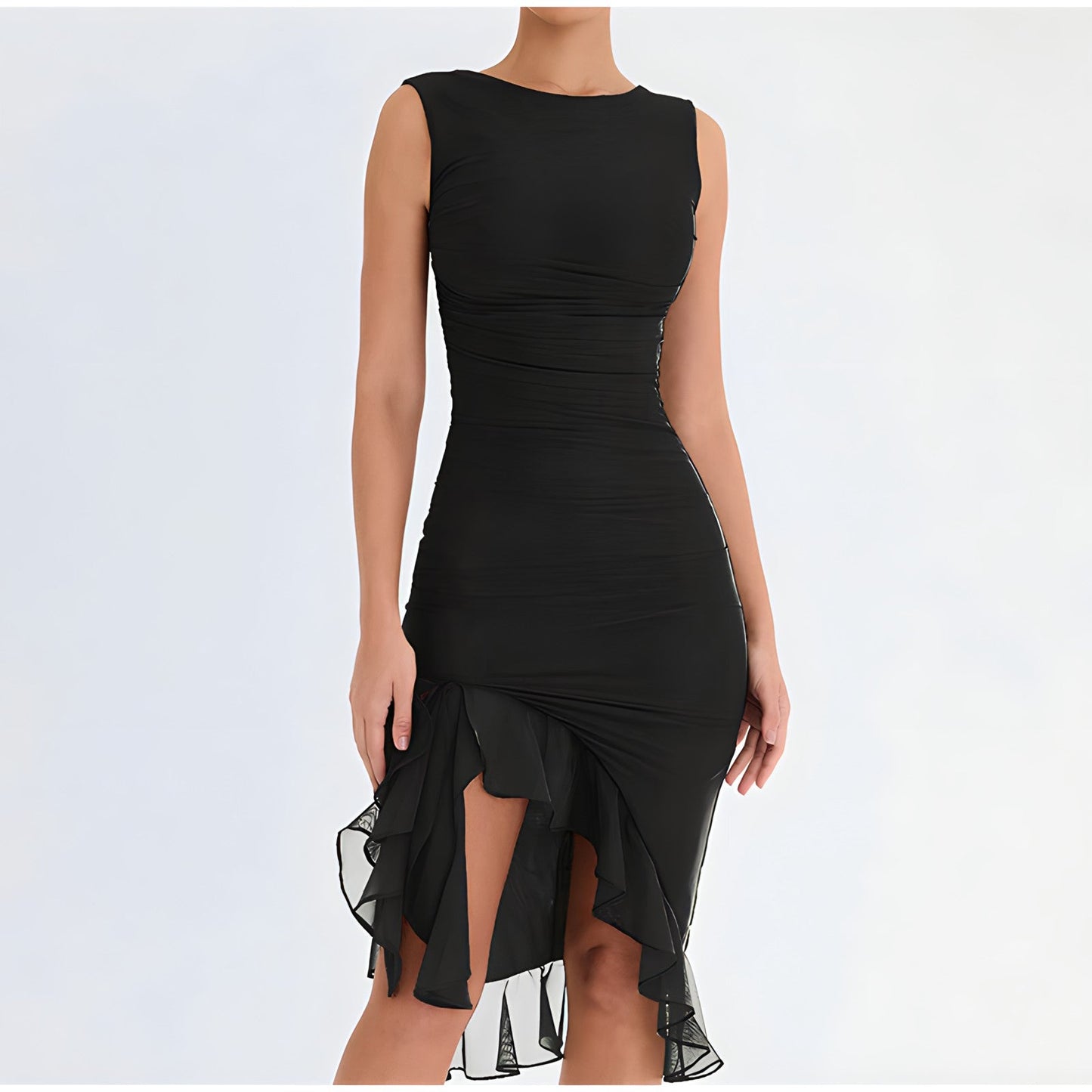 Ariana® | Midi dress with ruffles