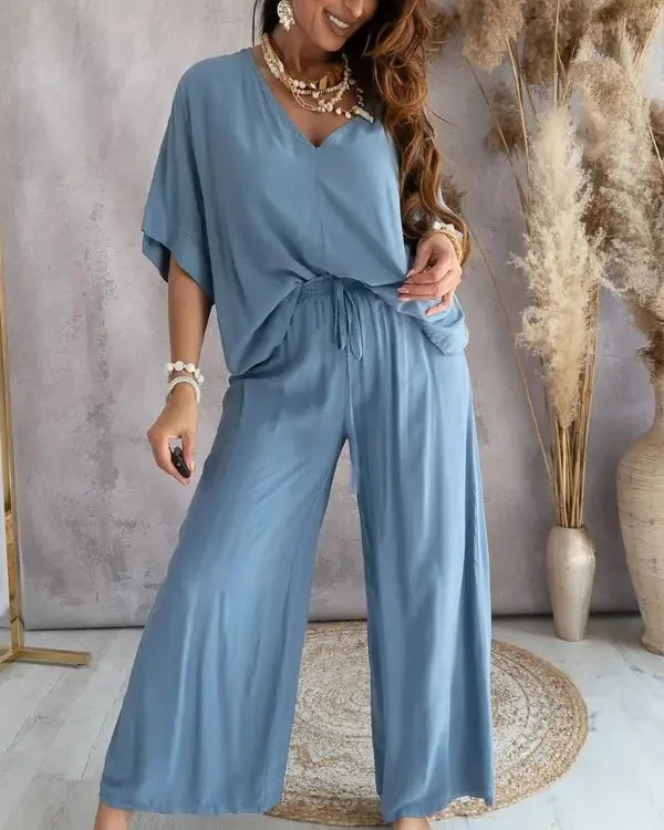 Casiana® | Two-Piece Summer Set In A Loose Fit
