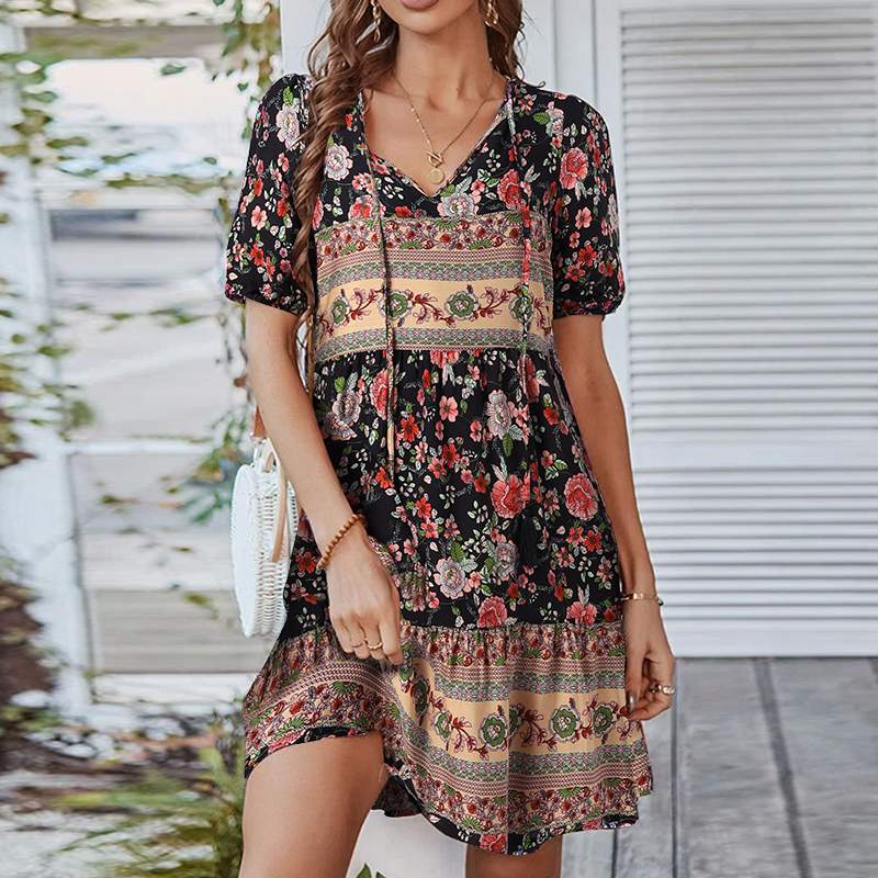 Indigo | Cotton Mini Dress for Summer Comfort