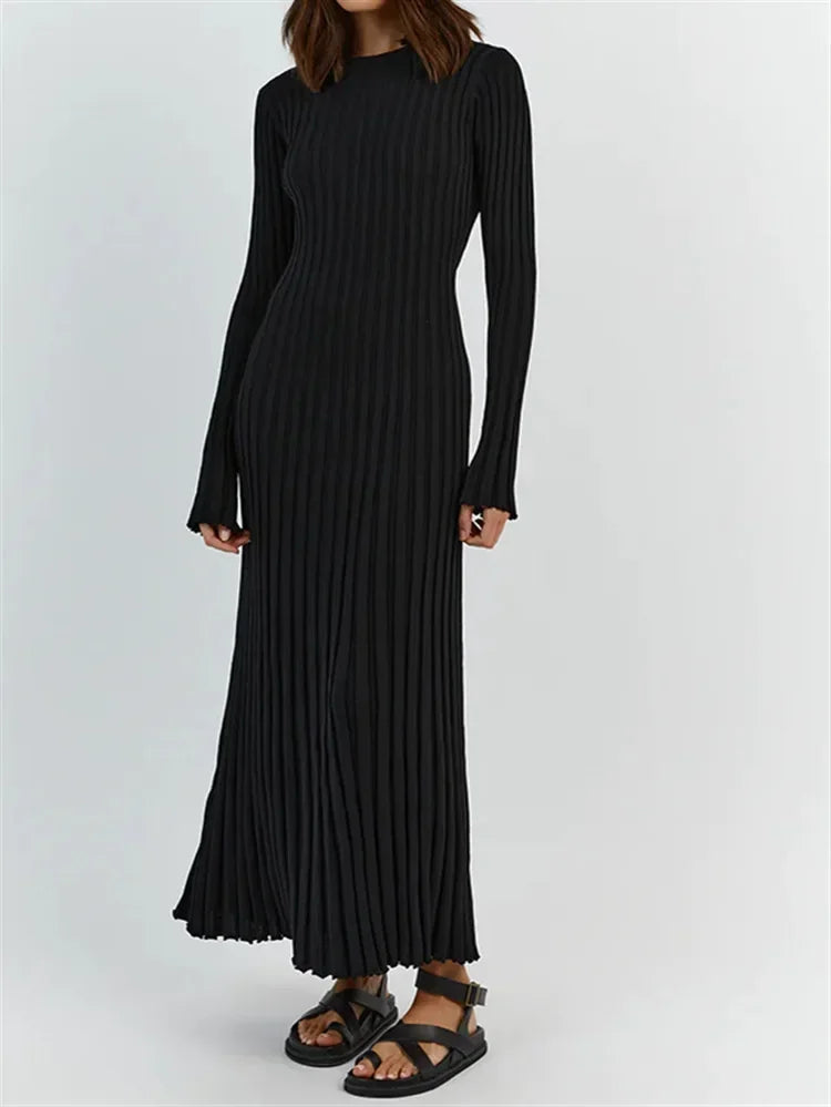 Brisa® | Elegant knitted maxi dress