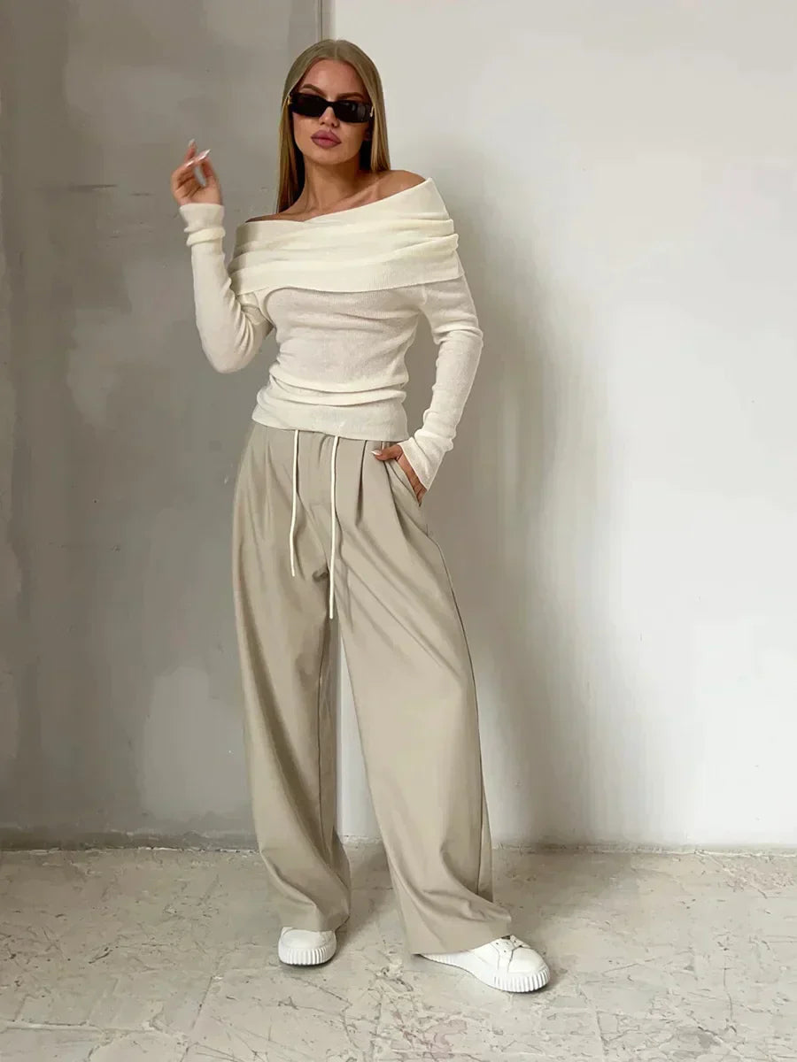 Brenda | Off the shoulder sweater for women