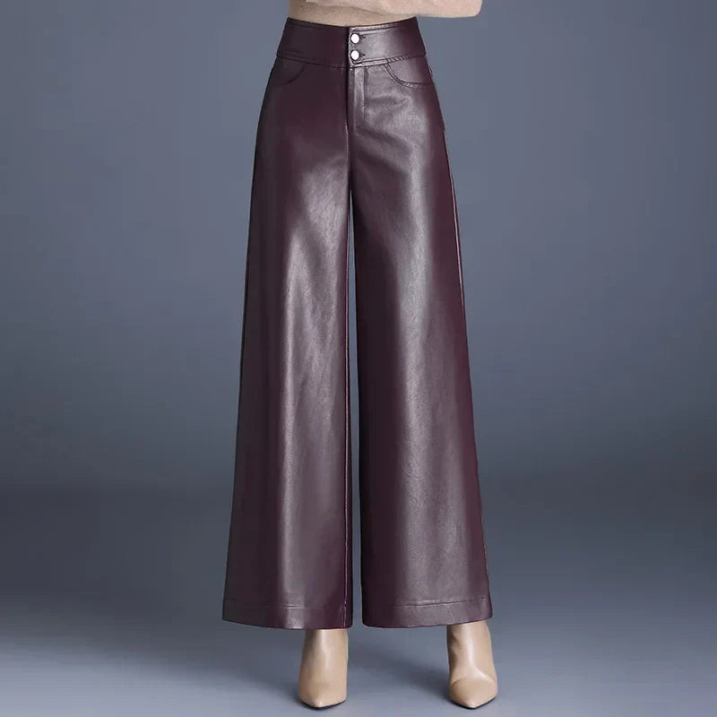 Damaris® | Casual women's trousers with wide legs