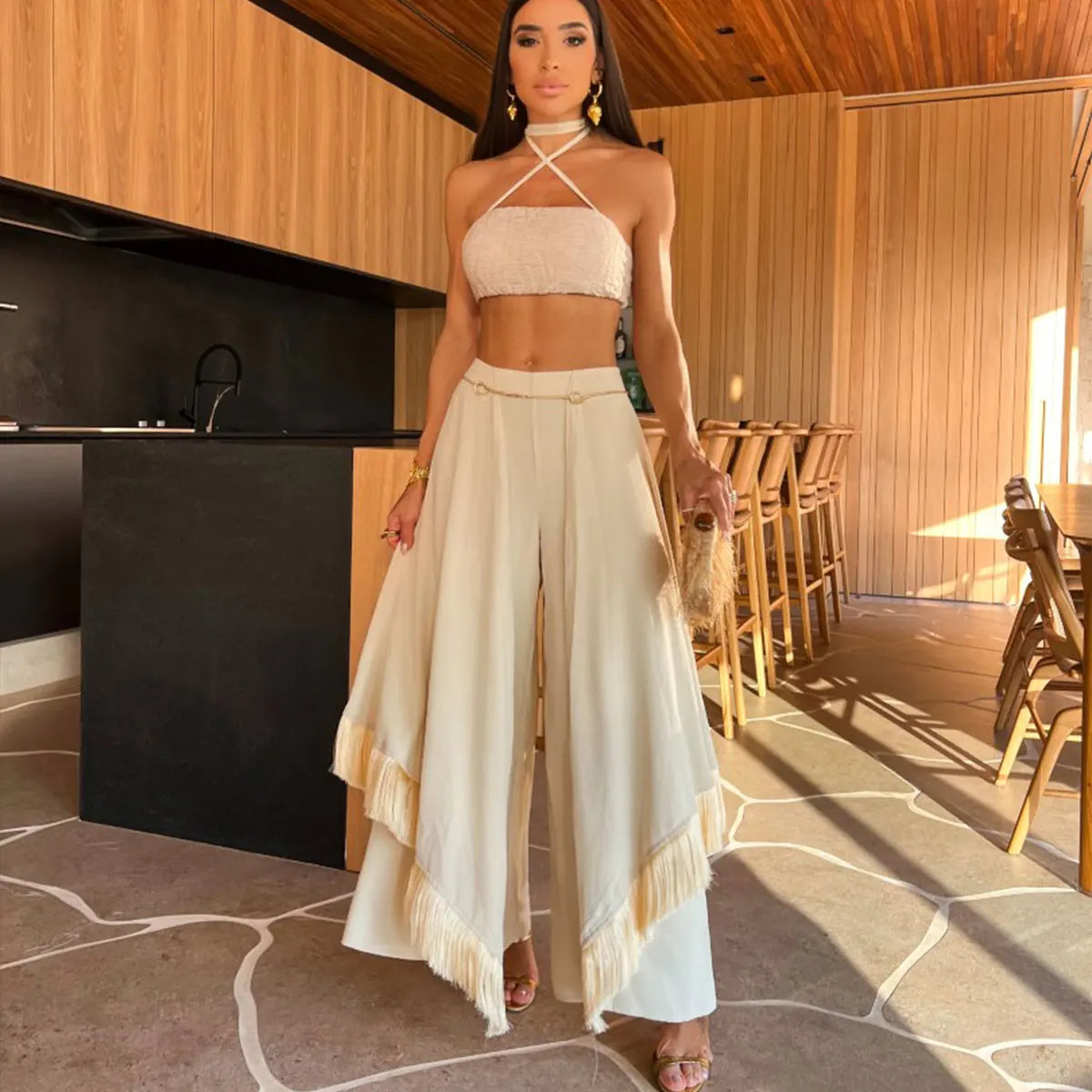 Caroline® | Sexy Polyester Beach Dress For Summer Occasions