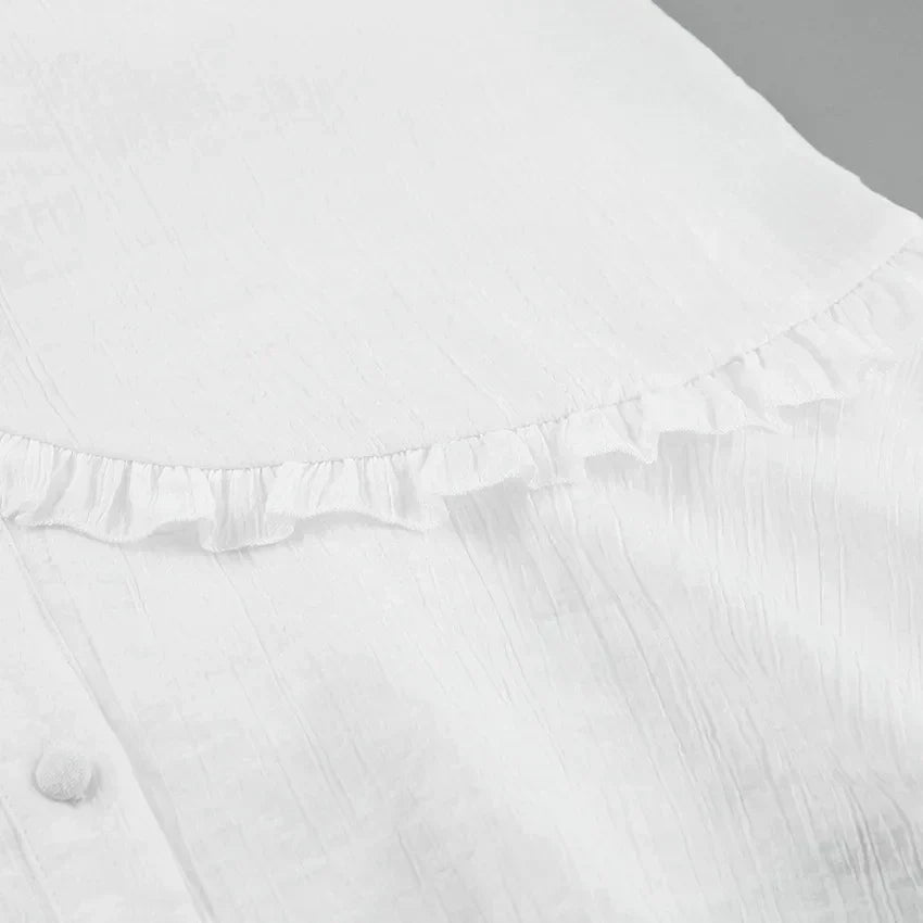 Bianca® | White summer dress with lace