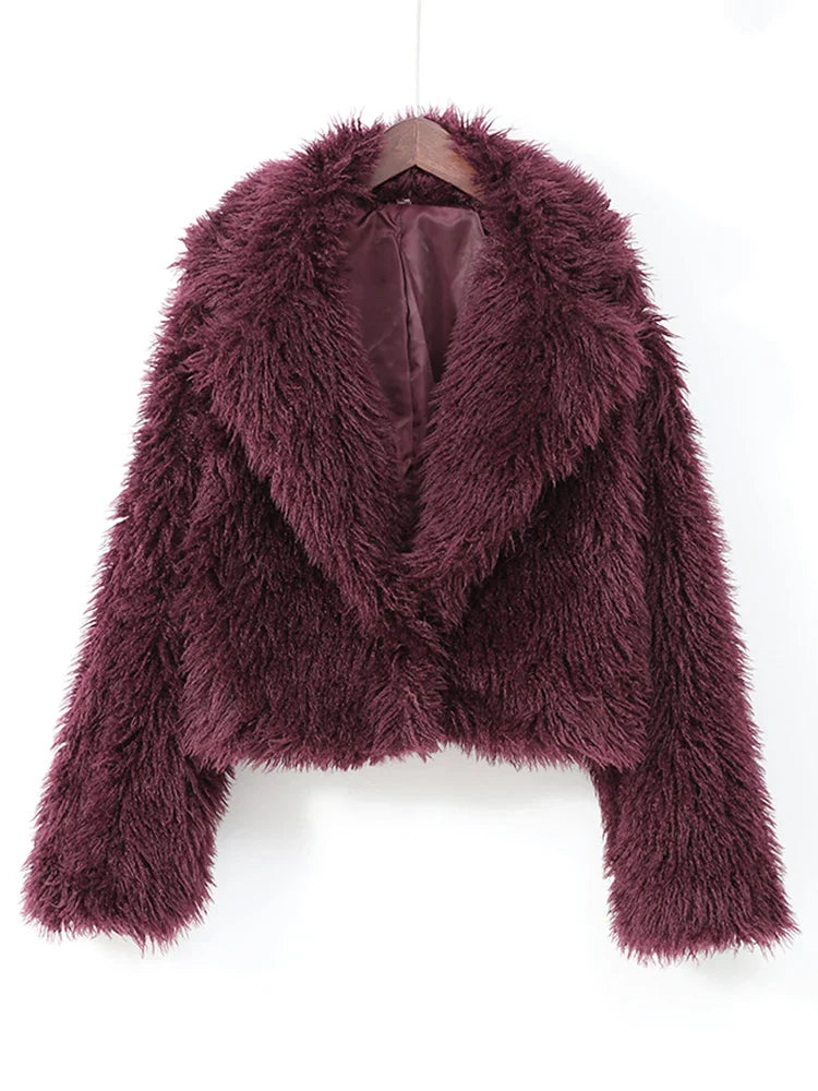 Denise® | New soft and warm fur jacket for women, elegant and chic