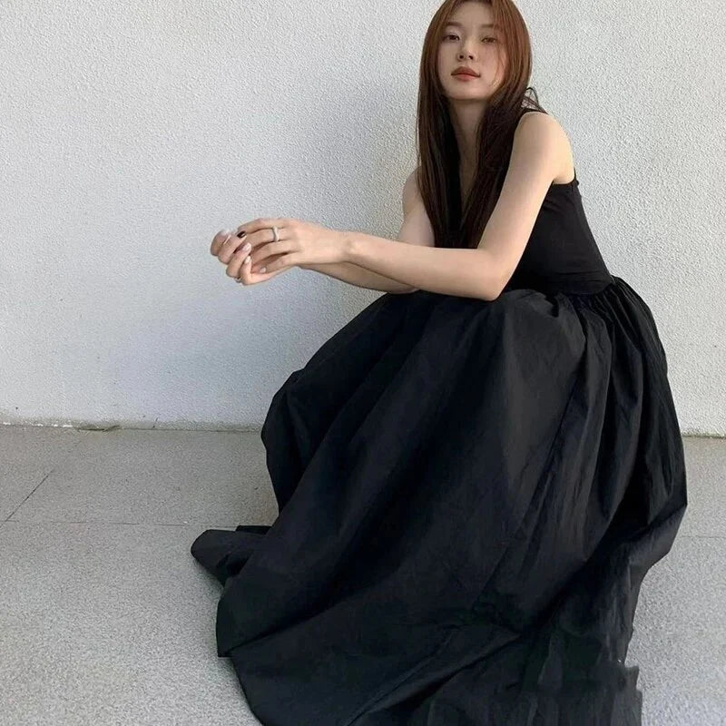 Cintia® | Knee-length dress with high waist for women