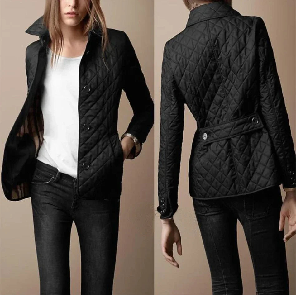 Sanne | Quilted Jacket with Button Closure