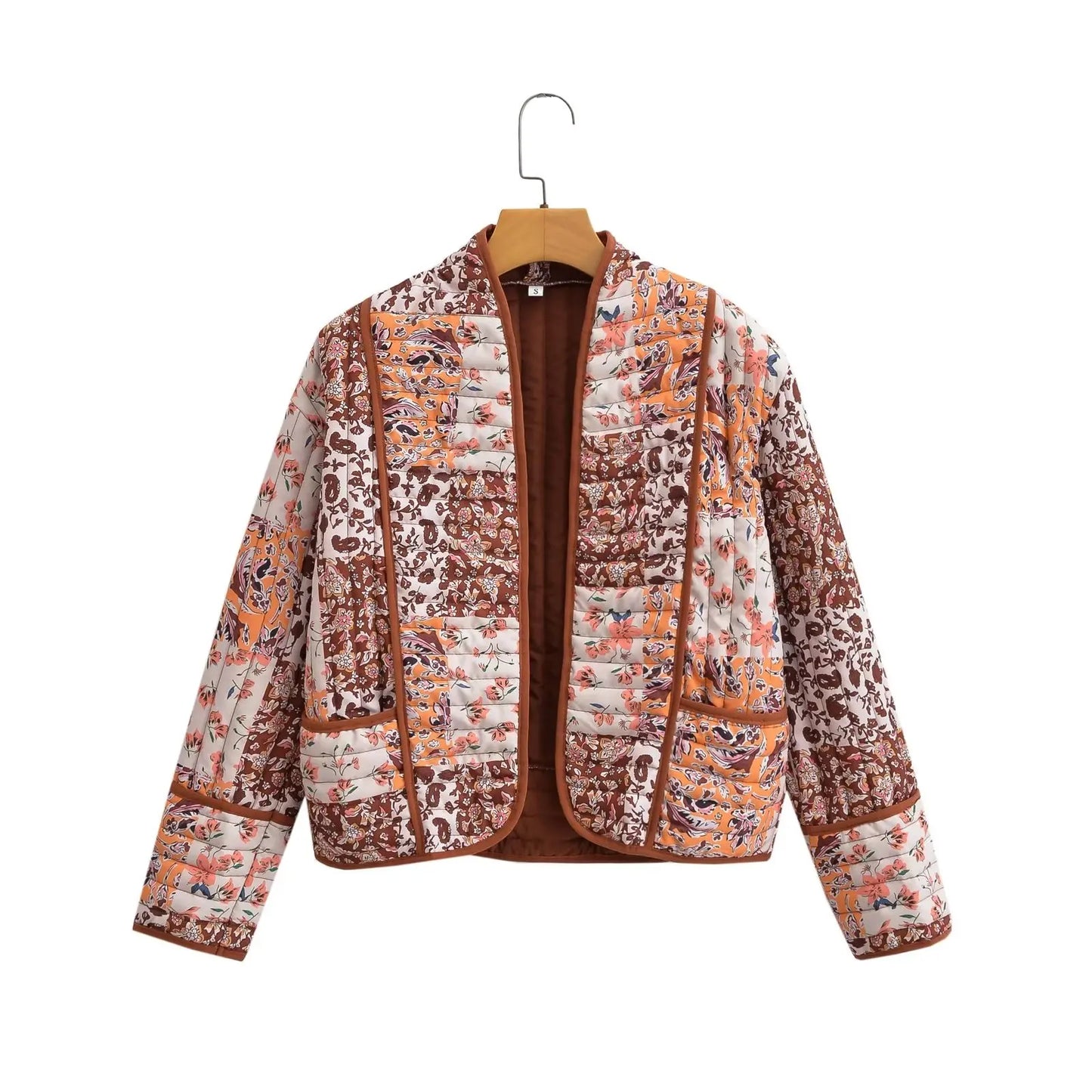 Cesia® | Coat With A Floral Pattern