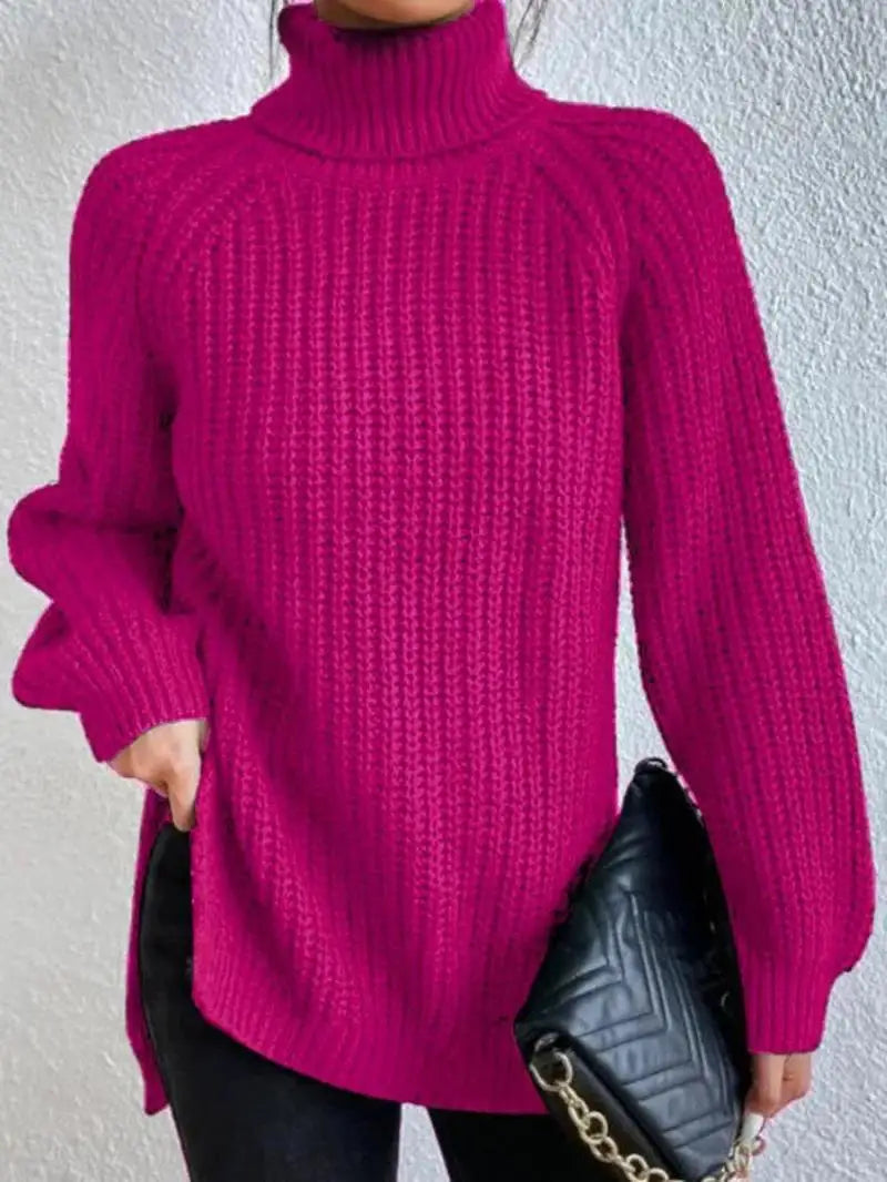 Benita | Warm sweater with belly coverage