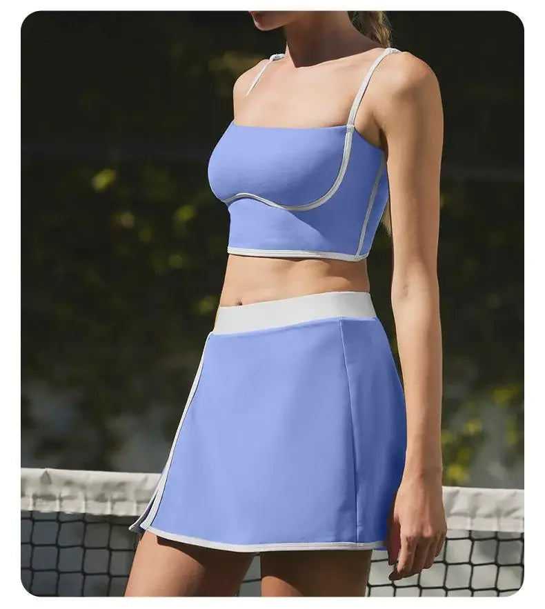 Astrid® | Women's Gym Running Set Quick Dry Top and Skirt