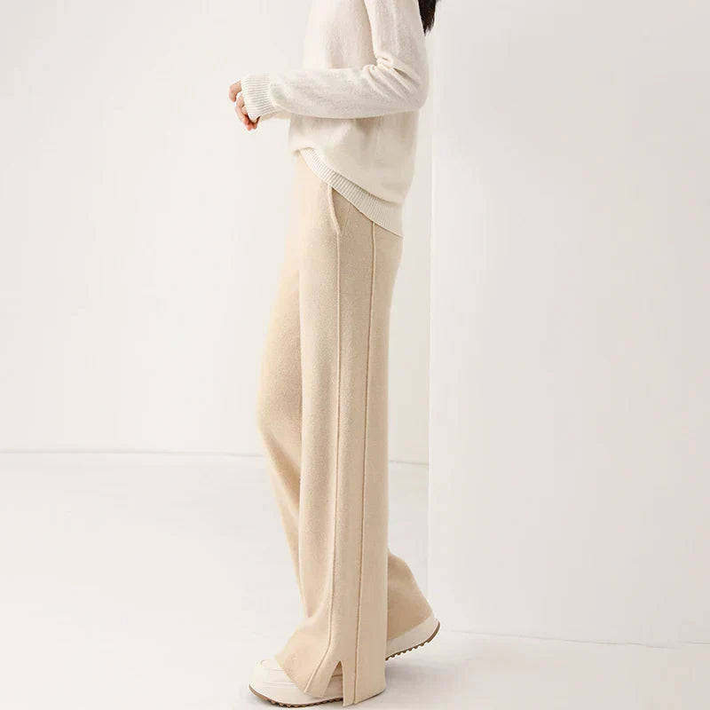 Desdemona® | Trendy knitted wide trousers for women