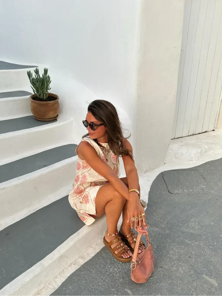 Brenda® | Elegant mini dress with flowers