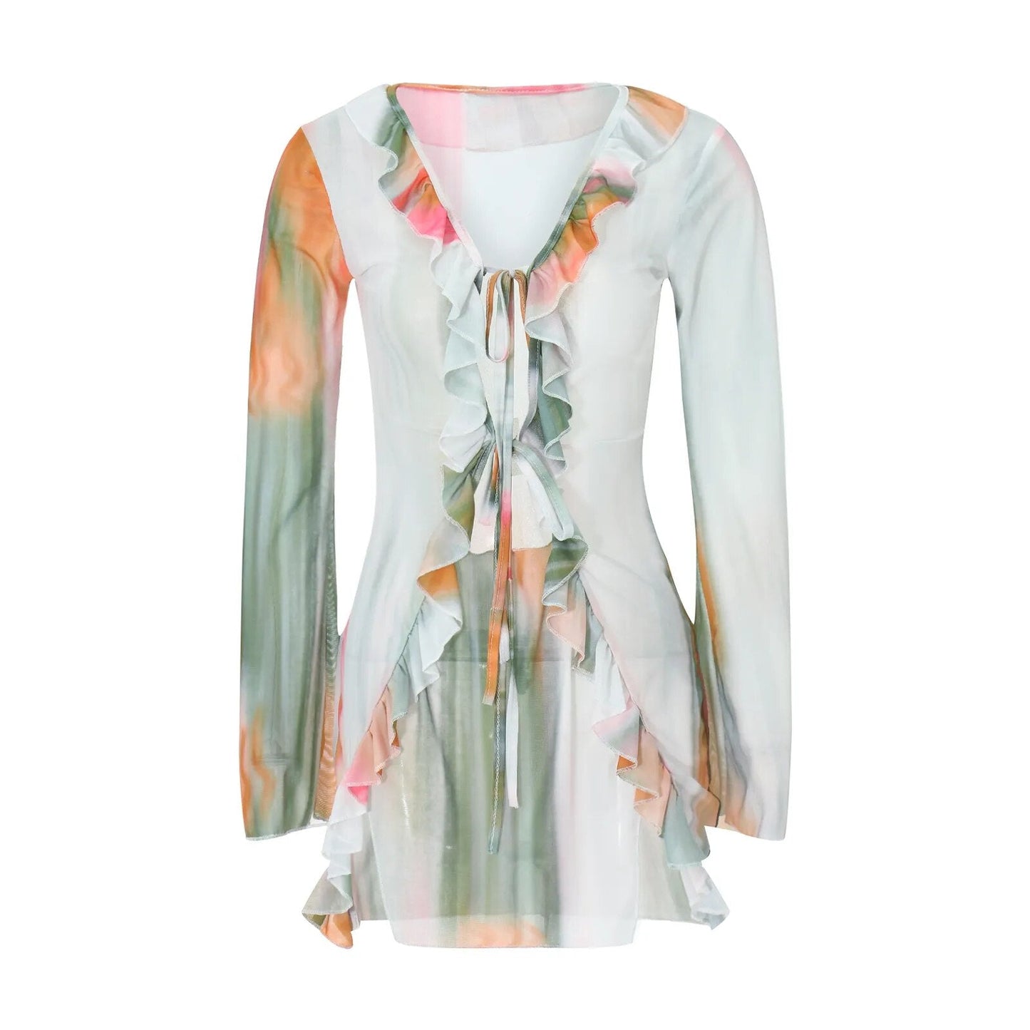Celeste® | Mini dress with long sleeves for women