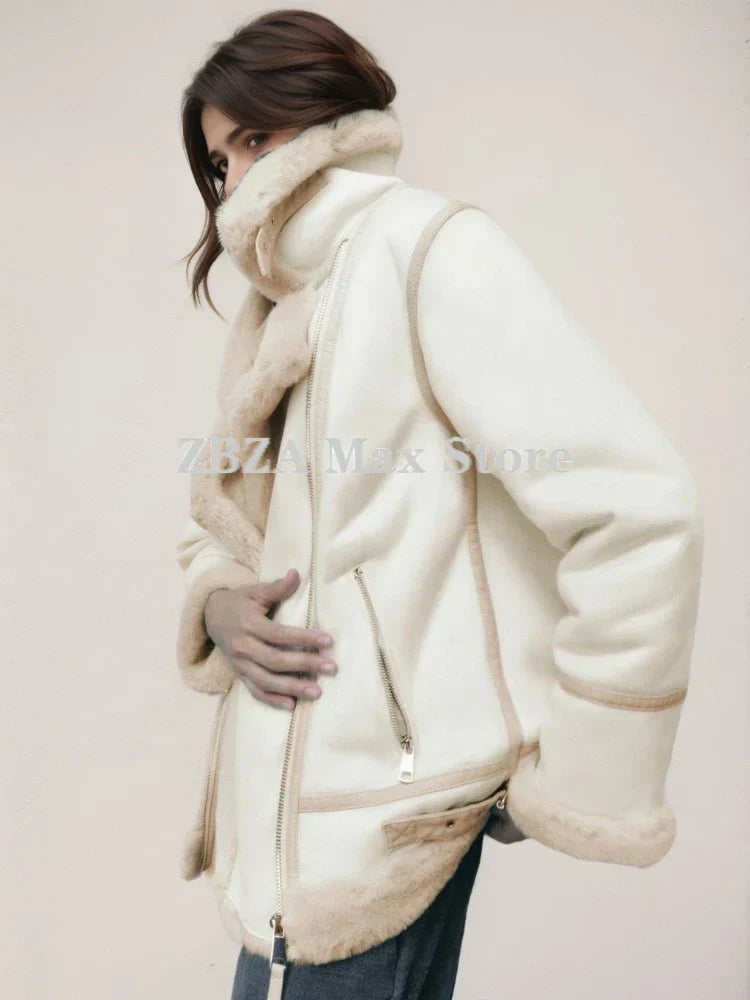 Diana® | Warm faux teddy jacket for women