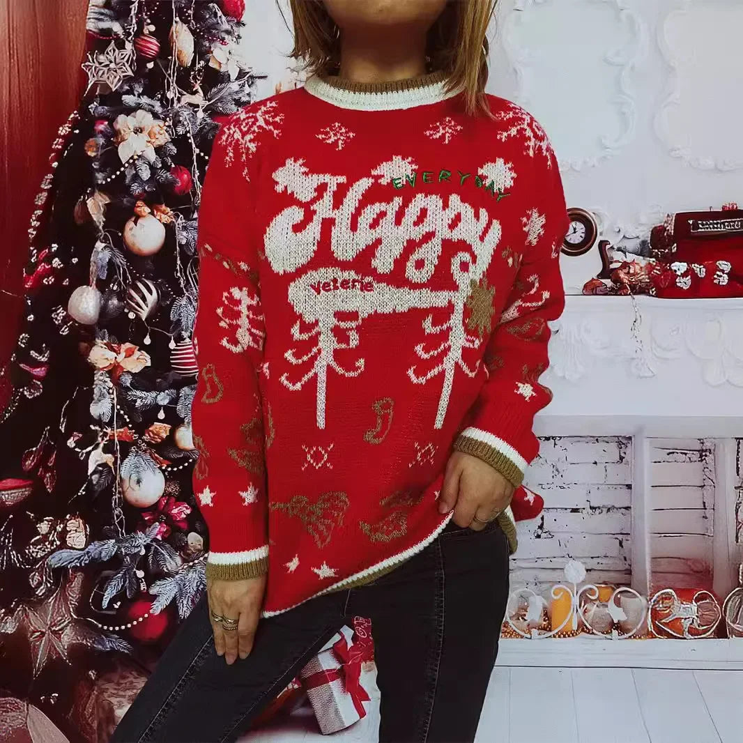 Edna® | Christmas sweater with snowflake print