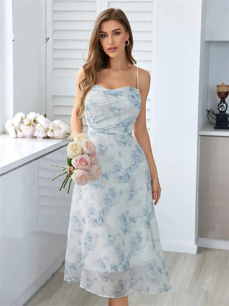 Brittany® | Backless Floral Summer Dress For Women