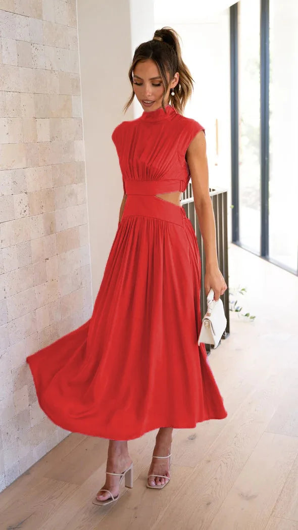 Amalia® | Pleated Maxi Dress For Women