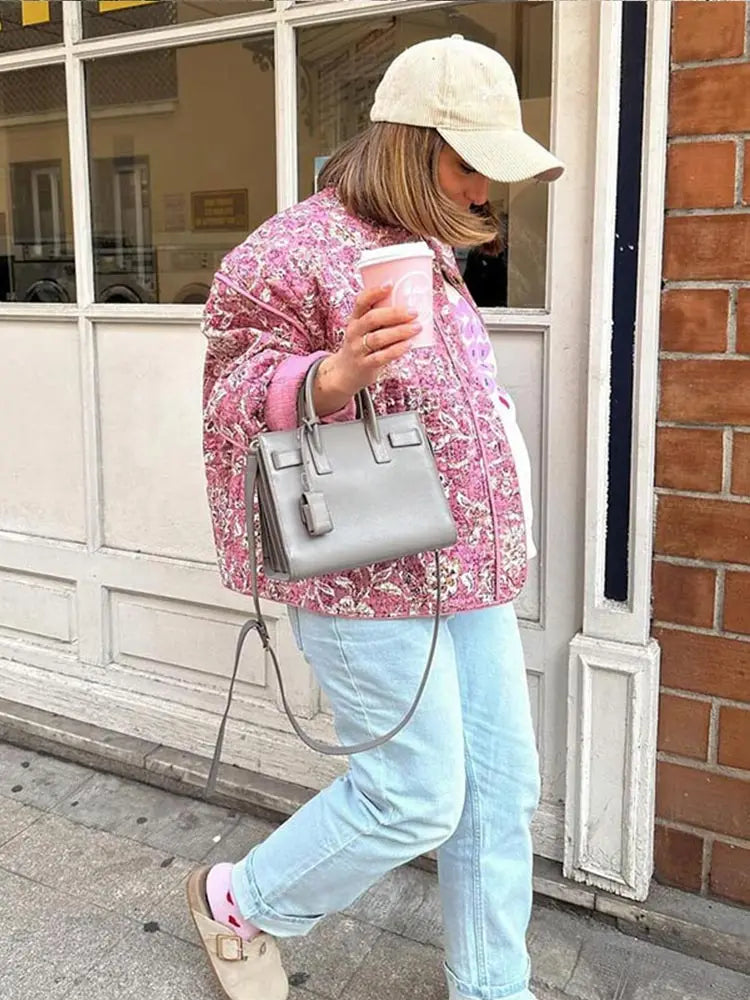 Danna® | Fashionable floral print jacket