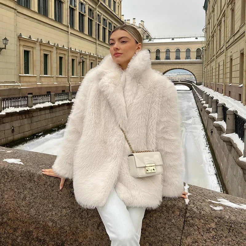 Cassandra® | Faux fur coat
