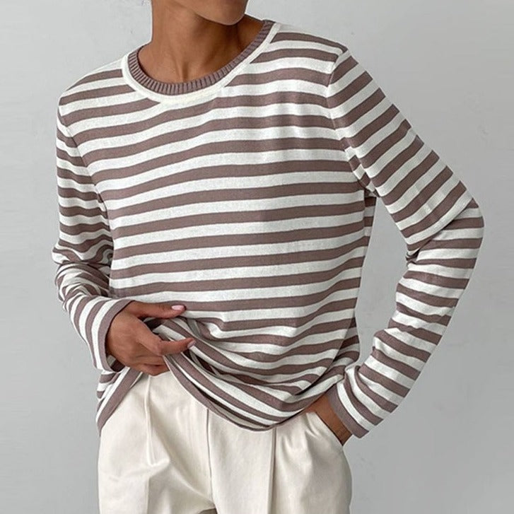 Camila® | Striped long sleeve top