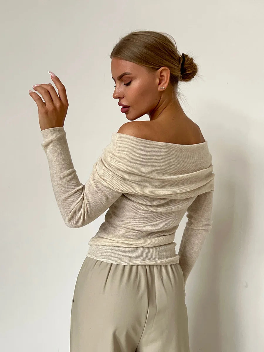 Brenda | Off the shoulder sweater for women