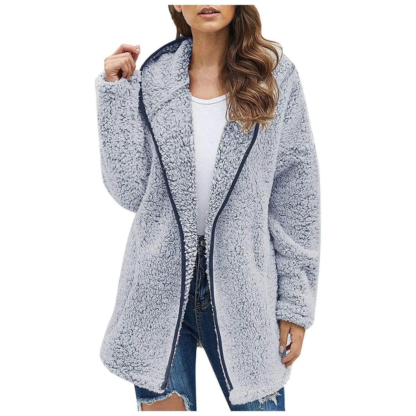 Cassandra® | Plush winter jacket with hood