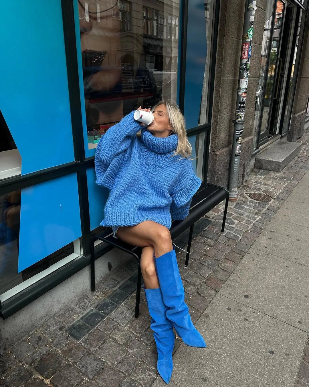 Emma | Women's Oversized Knit Sweater Dress