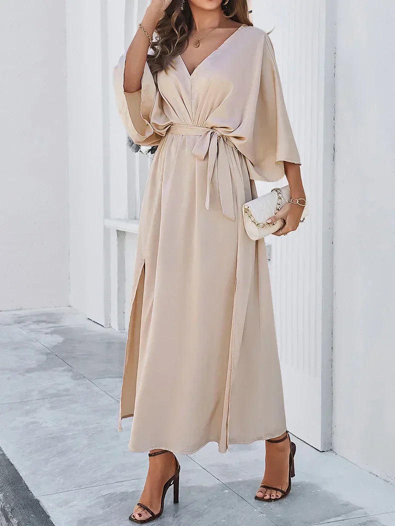 Concordia® | V-Neck Dress In A Loose Fit