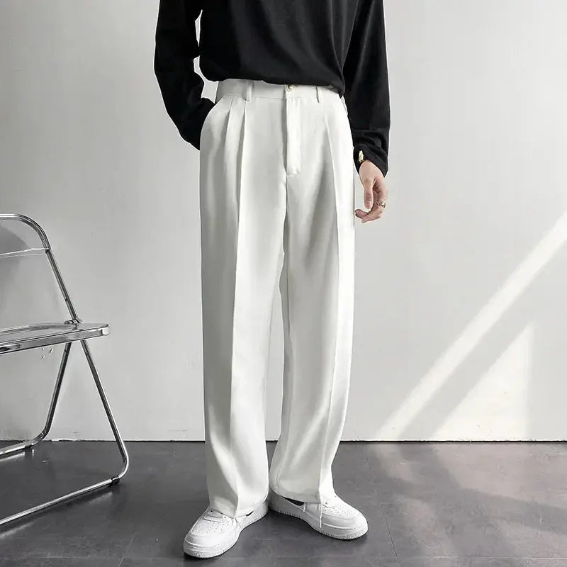 Morris | Men's Trousers - Relaxed Fit with Pleated Front for Casual Elegance