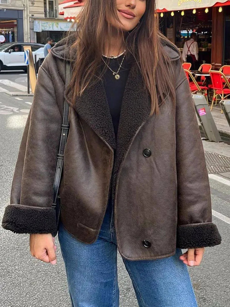 Araceli® | Mira� I suede fleece jacket